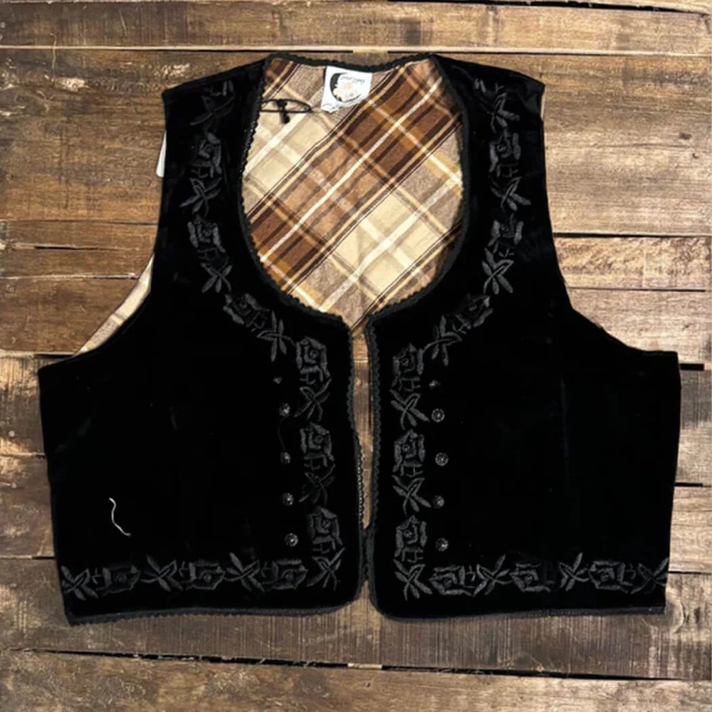 Jaded Gypsy velvet reign vest